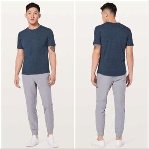 Lululemon 5 Year Basic Tee Heathered Nautical Navy Sz M